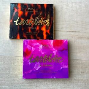 2 Brand New Tartelette Eyeshadow Palettes: Toasted & Bloom.